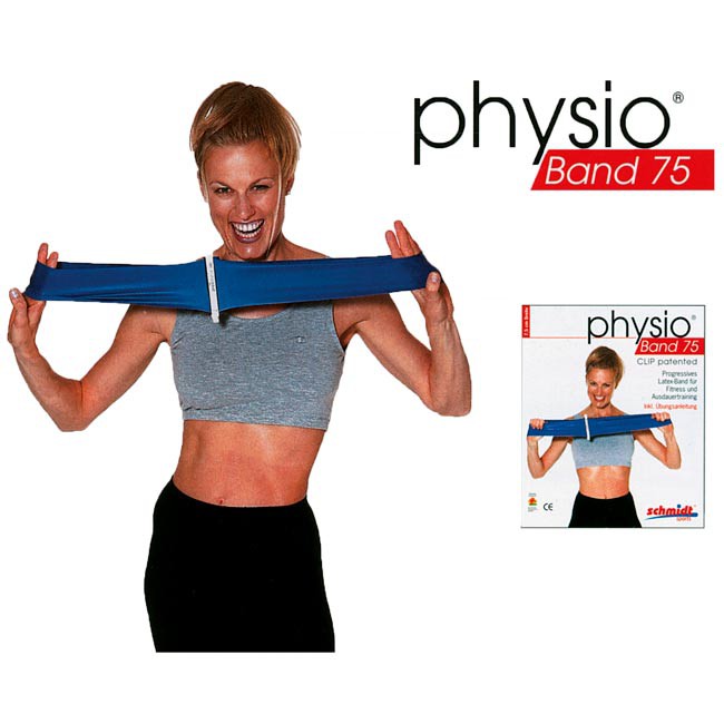 Posilovací guma - PHYSIO BAND 75 – růžová, 1,2m