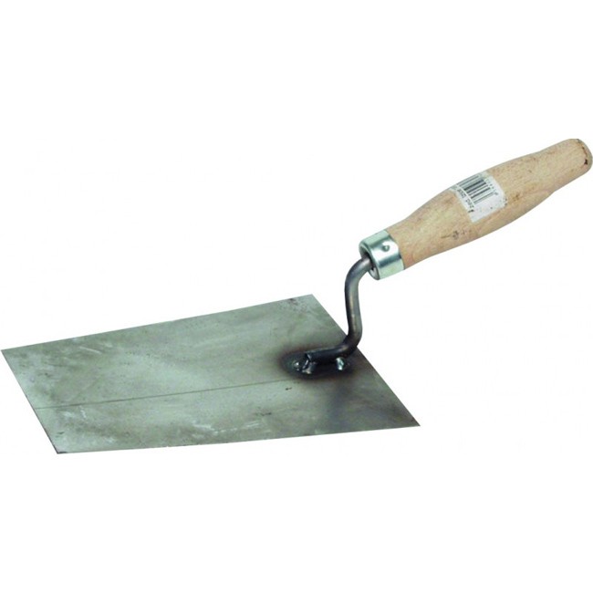 Zednická lžíce z černého plechu 160 x 130 mm