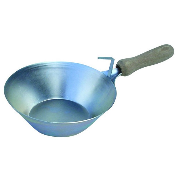 Naběračka pozinkovaná s rukojetí 160 mm