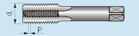 5157 Trubkové závitníky v sadách G 3/8" HSS