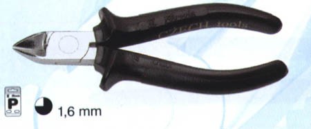 335-Kleště štípací - boční   L=140mm  PVC-Ni-Cr