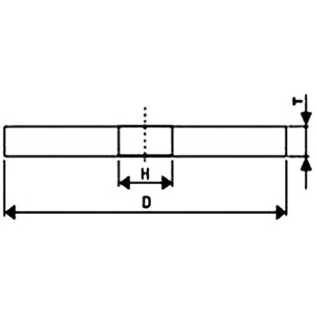 Brousící kotouč k broušení kovu / malý / 50 x 10 x 13 mm