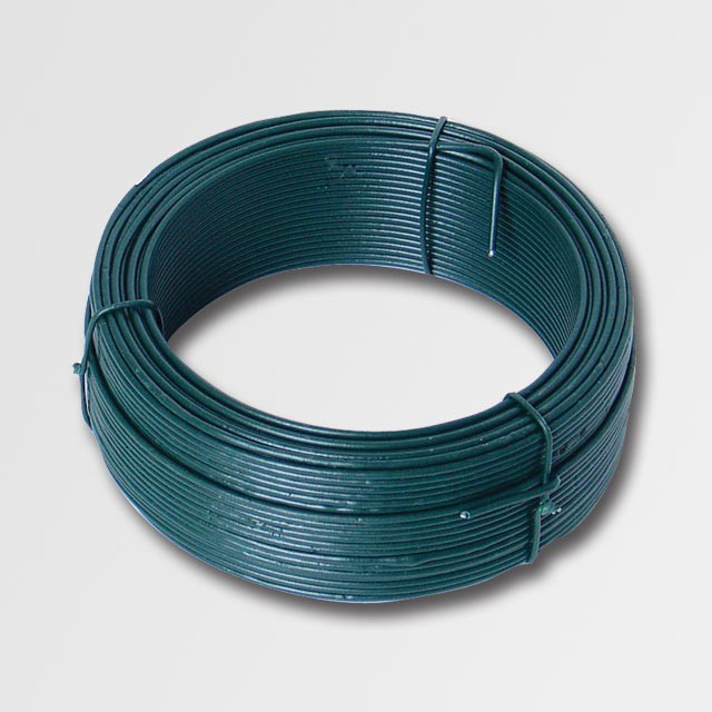 Napínací drát 3.4mmx26M Zelený PVC