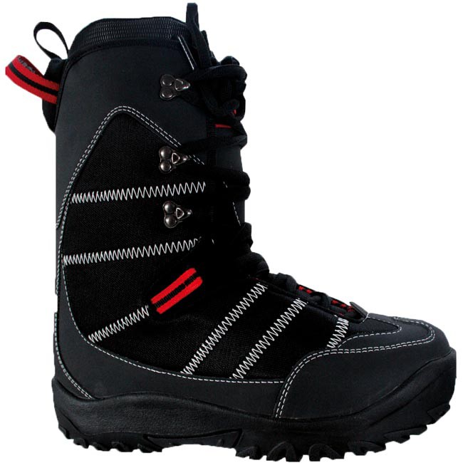 Snowboardové boty / Boty na snowboard  černo - červené vel. 36 - 47