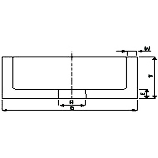 Brousící kotouč hrncovitý 200 x 80 x 150 mm