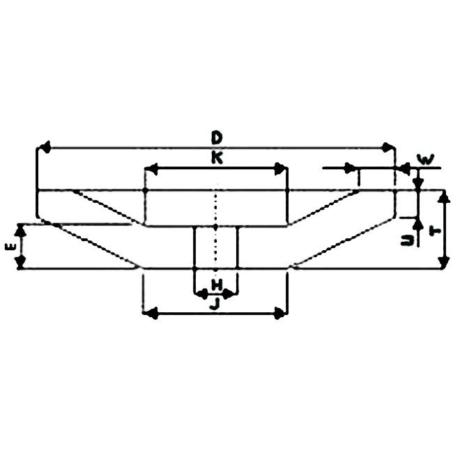 Brousící kotouč talířový 175/60 x 18/11/3 x 32 mm