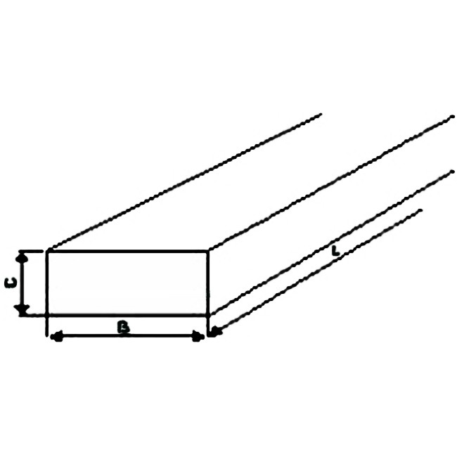 Brousící segment obdélníkový 80 x 25 x 150 mm