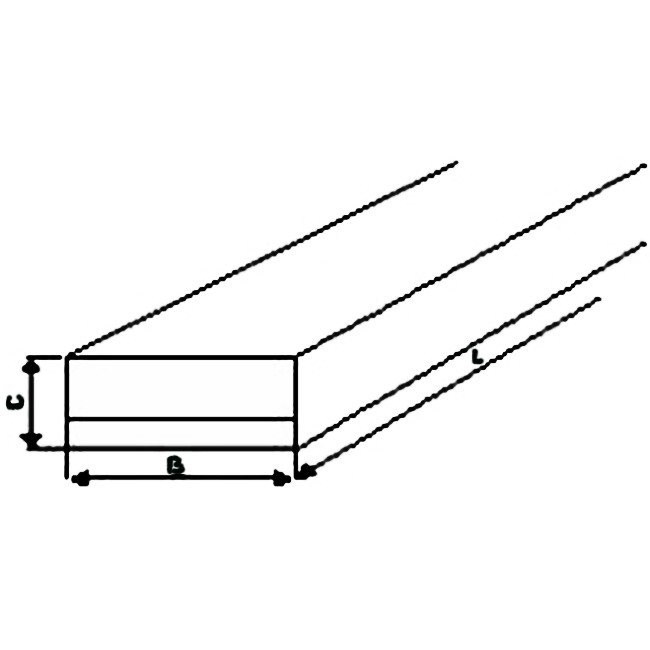 Brousící a obtahovací kámen obdélníkový dvouzrnný na tvrdokov 25 x 15 x 150 mm