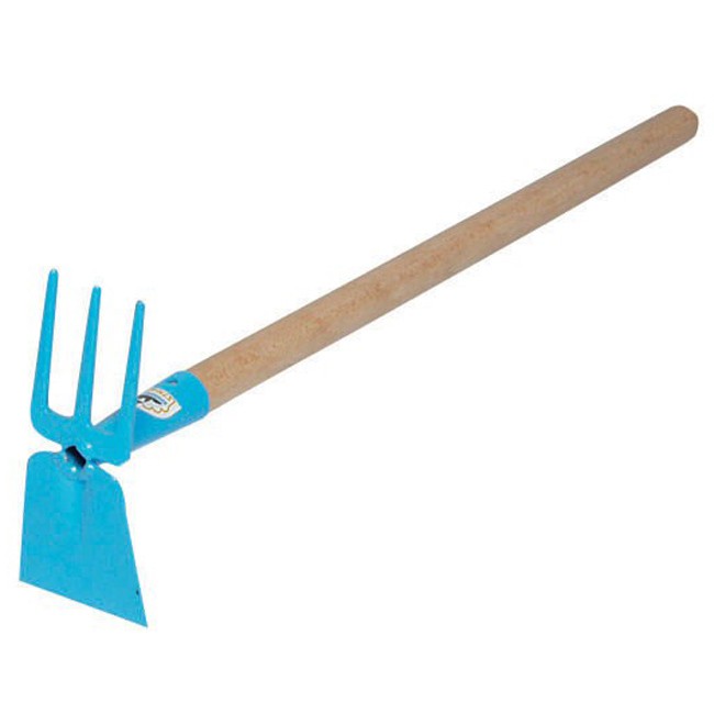 Okopávačka s ostřím a s 3 hroty s násadou 50 cm, 280 g