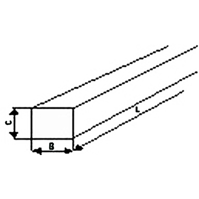 Brousící a obtahovací pilník čtvercový na tvrdokov 10 x 100 mm