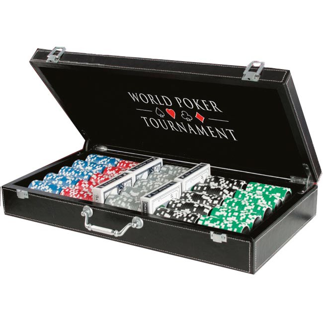 Poker set 500 - ORIG.CZ Premium – v koženém kufru