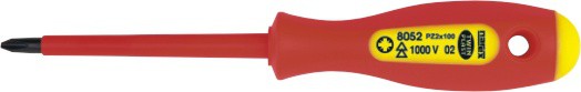 8052 02 - Šroubovák PZ 2 elektrotech. Pozidriv Twin Plast 1000 V
