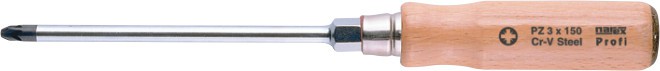 8095 03 - Šroubovák POZIDRIV profi 3 x150 mm dřevěná rukojeť
