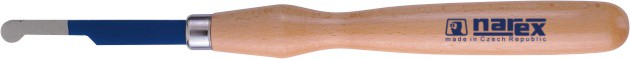 8177 10 - Struh vnitřní rádiusový pravý (dřevěná rukojeť) 345