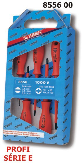 8556 00 - Sada šroubováků elektrotech. Profi série E 1000 V - 5 d