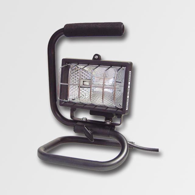 Reflektory s držadlem 230V 500W černý