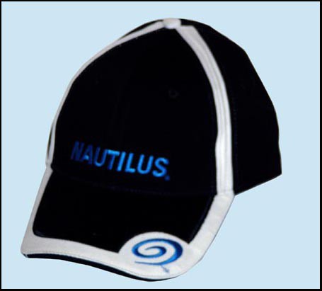 Nautilus - basebolová čepice, černo bílá - unisex