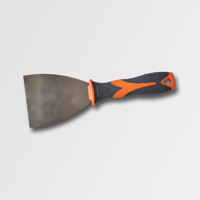 Malířská stěrka 100mm s pogumovanou rukojetí - nerez