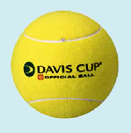 Promo míč Wilson MINI JUMBO BALL DAVIS CUP