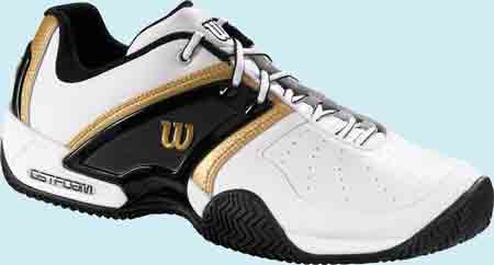 Tenisová obuv Wilson TRANCE II pánská, černá/zlatá