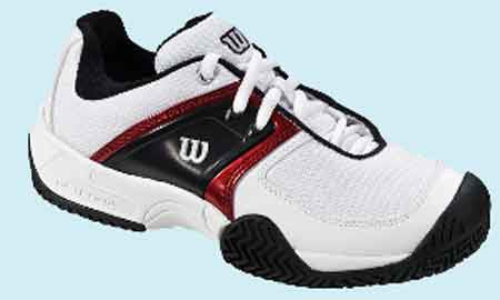 Tenisová obuv Wilson TRANCE ALL-COURT JR juniorská, bílá/černá