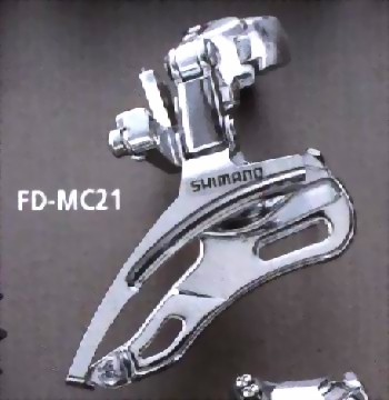 *přesmykač 34,9mm(adapt.31,8)univerzální tah Down-Swing