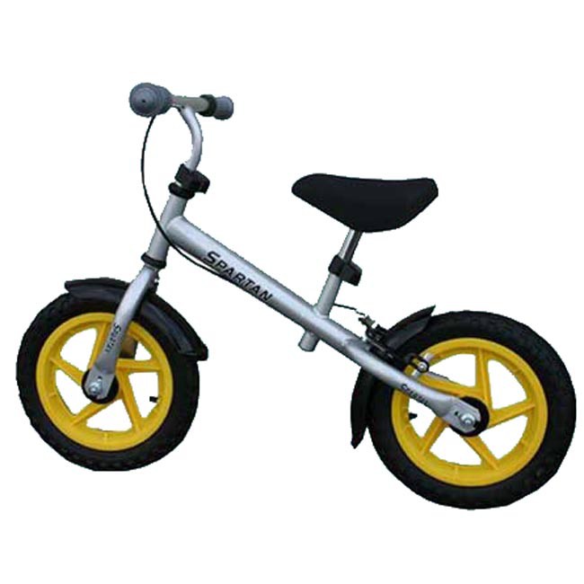 Dětské odrážedlo JUNIOR 12", stříbrné - SPARTAN BIKE