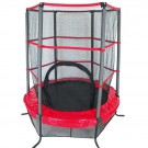 ČERVENÁ TRAMPOLÍNA průměr 137 CM s VNITŘNÍ SÍTÍ - vhodná domů