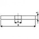 Brousící kotouč k broušení tvrdokovu 150 x 6 x 20 mm