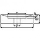 Brousící kotouč s jednostranným zkoseným vybráním 400 x 50 x 127 mm