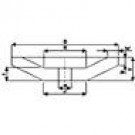 Brousící kotouč talířový 175/60 x 18/11/3 x 32 mm