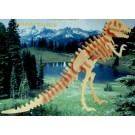 Prostorová 3D dřevěná skládačka - Tyrannosaurus A5x2