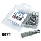 8074 40 - 30ks Šroubovákový nástavec Torx se zvýš.pevností.