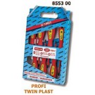 8553 00 - Sada šroubováků elektrotech. TWIN PLAST 1000 V - 7 díln