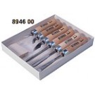 8946 00 - Sada řezbářských dlát s dřevěnou rukojetí