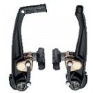 *brzda V-Brake přední+šroubky,černo-stříbrná