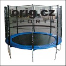 TRAMPOLÍNA průměr 244 CM s VNĚJŠÍ SÍTÍ + žebřík