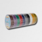 Páska izolační PVC barevná 19mm x 10m