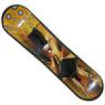 Snowboard žluto - hnědý 95 cm
