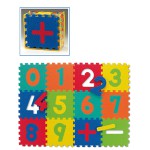 VELKÉ PĚNOVÉ PUZZLE 30 X 30 CM PĚNOVÁ PODLOŽKA  1,2 cm VYSOKÉ S ČÍSLEM