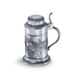 Korbel na pivo s víkem 17cm