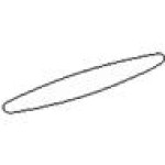 Brousek na kosu 35 x 13 x 230 mm